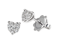 Pendientes Recarlo Mujer Lovely in Oro blanco Diamante 0.18 Ct E07CU991/020 - E07CU991/020